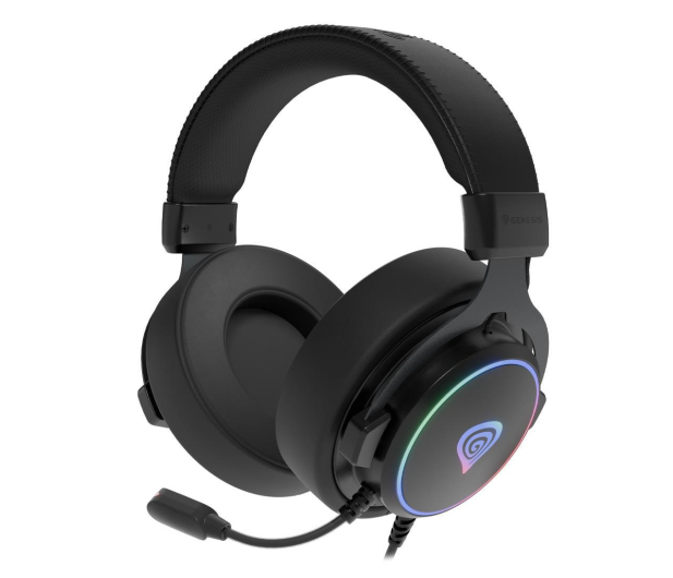 Genesis NEON 764 RGB czarne - 1278191 - zdjęcie 3